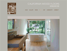 Tablet Screenshot of californiawoodfloors.com